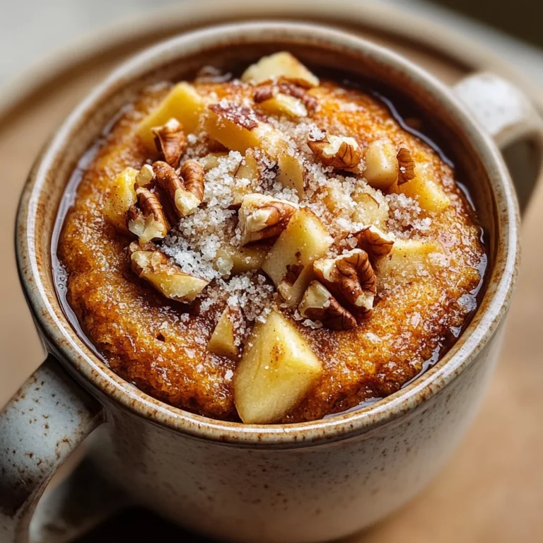 Apple Cider Donut Mug Cake