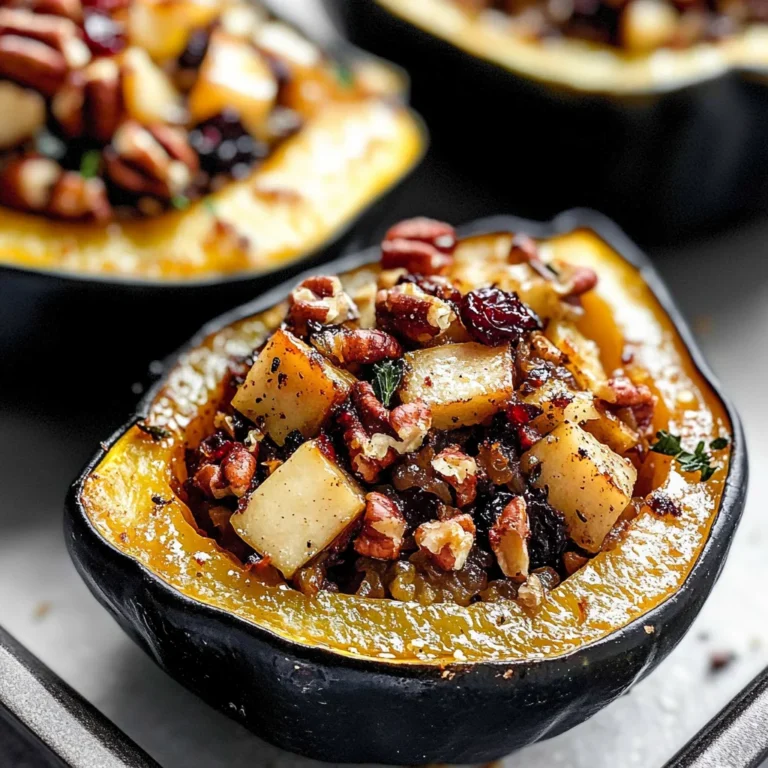 Apple Stuffed Acorn Squash