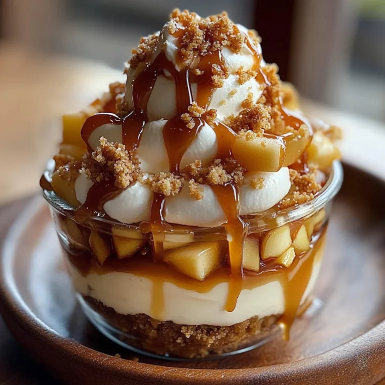 Caramel Apple Dessert Cups
