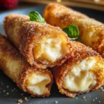 Cheesecake Cinnamon Egg Rolls