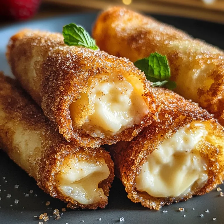 Cheesecake Cinnamon Egg Rolls