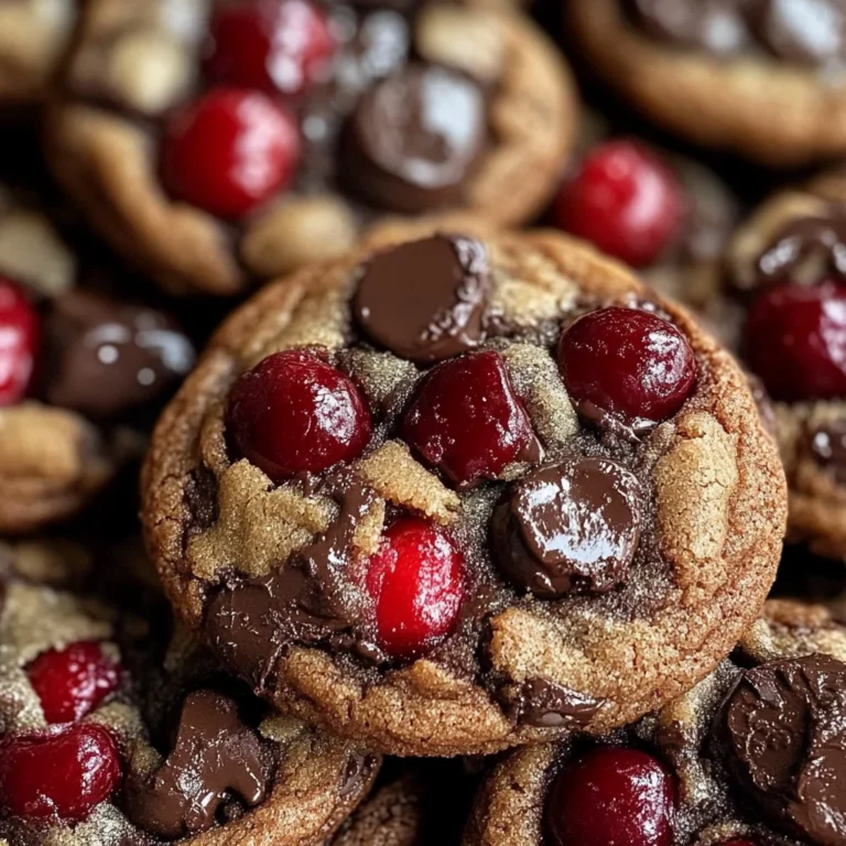 Cherry Chocolate Cookies Treats