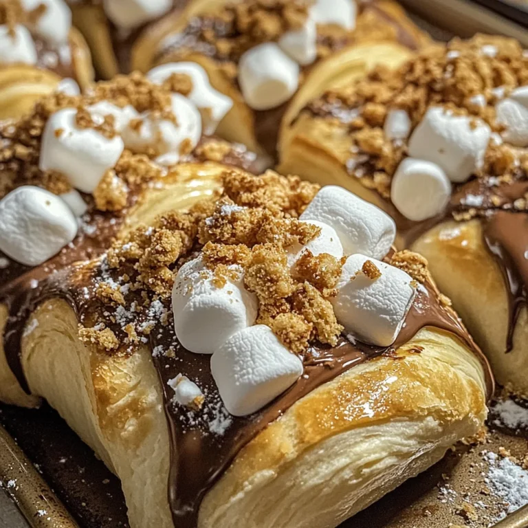 Easy S’mores Crescent Rolls