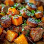 Honey Garlic Sausage Sweet Potatoes Recipe