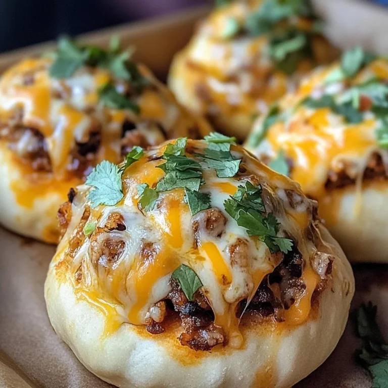 Loaded Taco Pizza Bombs Queso
