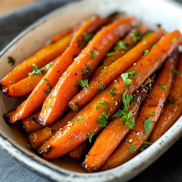 Maple Glazed Carrots