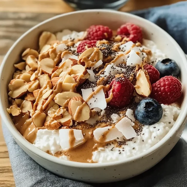 Peanut Butter Cottage Cheese Bowl: A High-Protein Breakfast Idea
