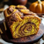 Pumpkin Cinnamon Swirl Bread