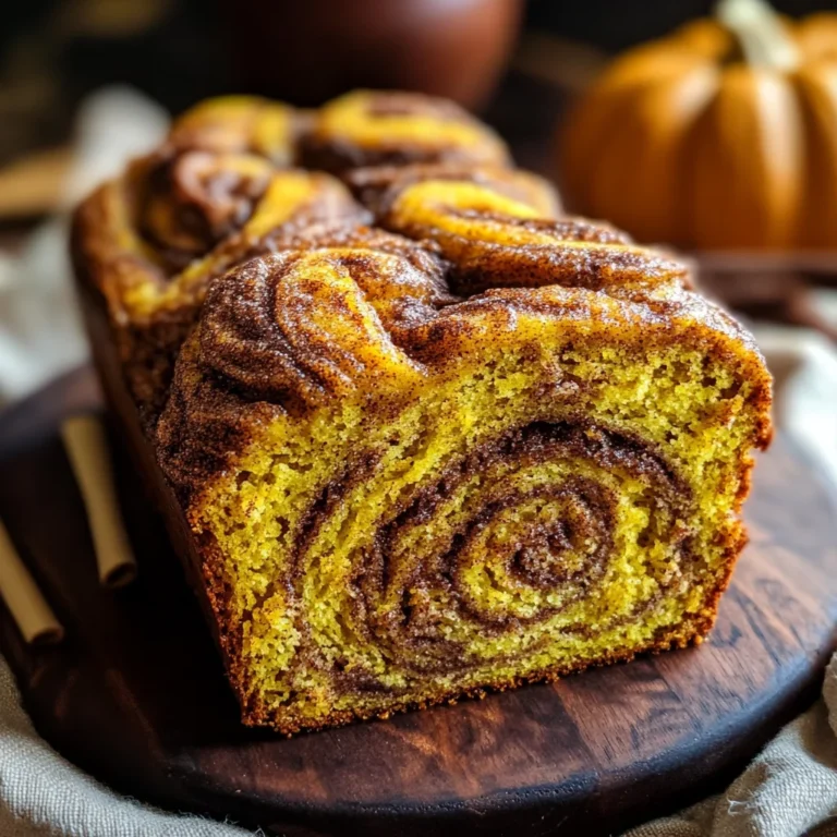 Pumpkin Cinnamon Swirl Bread