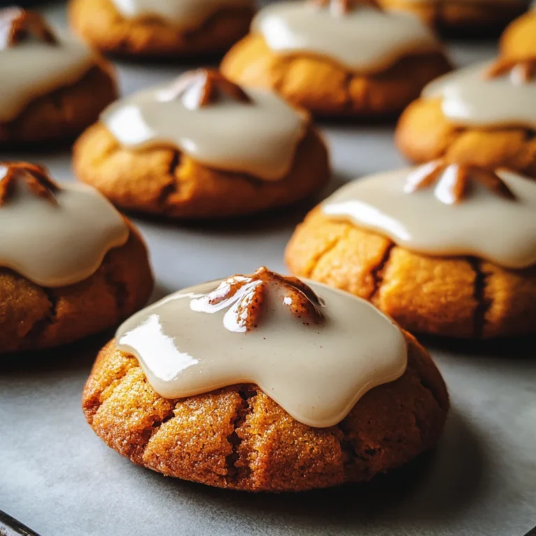 Pumpkin Cookies With Brown Butter Icing