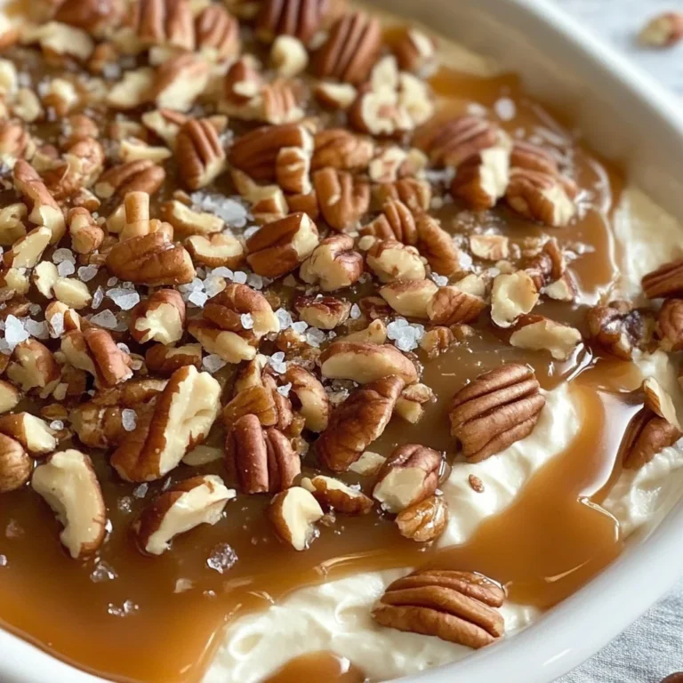 Salted Caramel Pecan Cheesecake Dip
