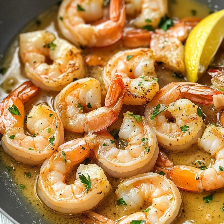 Sauteed Shrimp in Garlic Butter Sauce