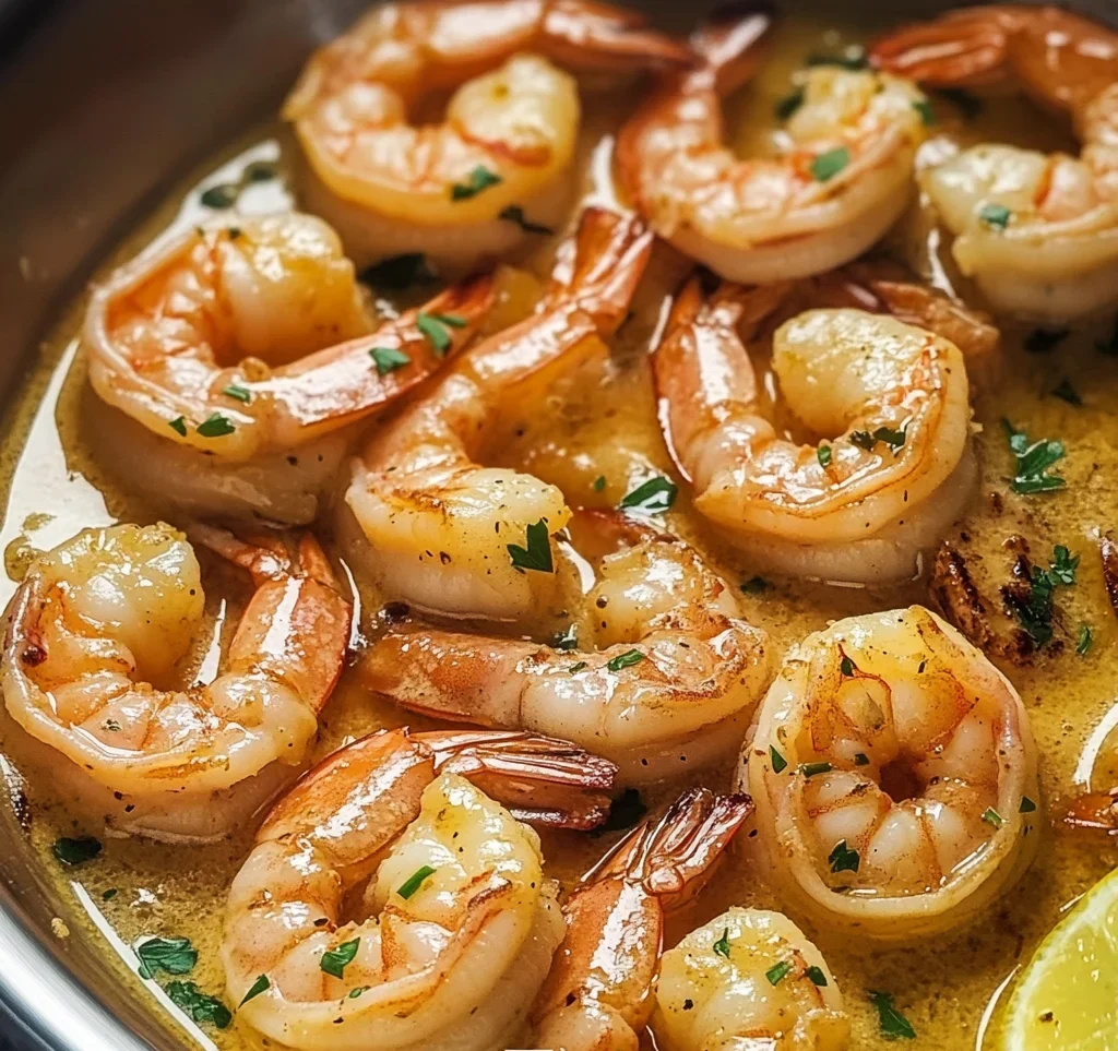 Sauteed Shrimp in Garlic Butter Sauce