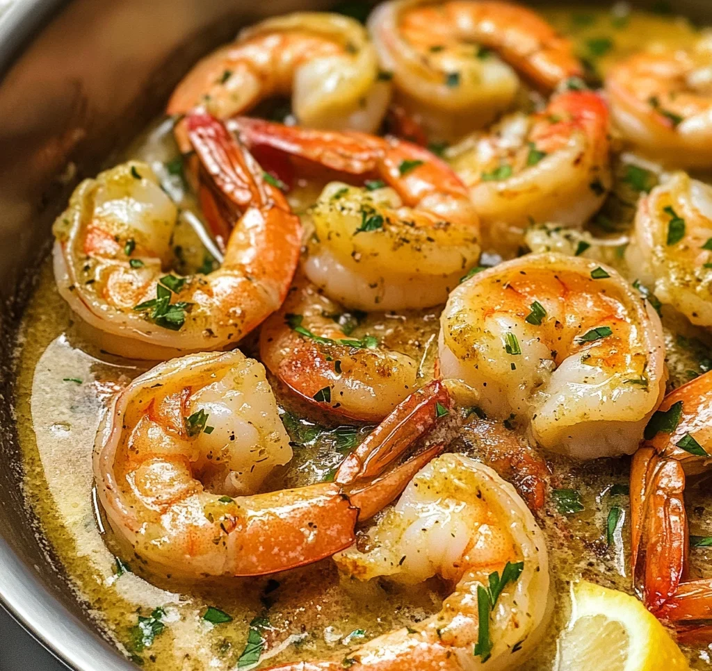 Sauteed Shrimp in Garlic Butter Sauce