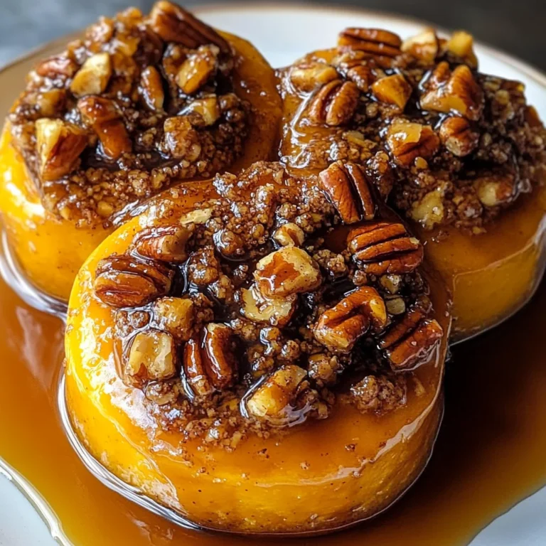 Spiced Pumpkin Pecan Sticky Buns