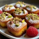 Vegan Pistachio Financiers with Olive Oil