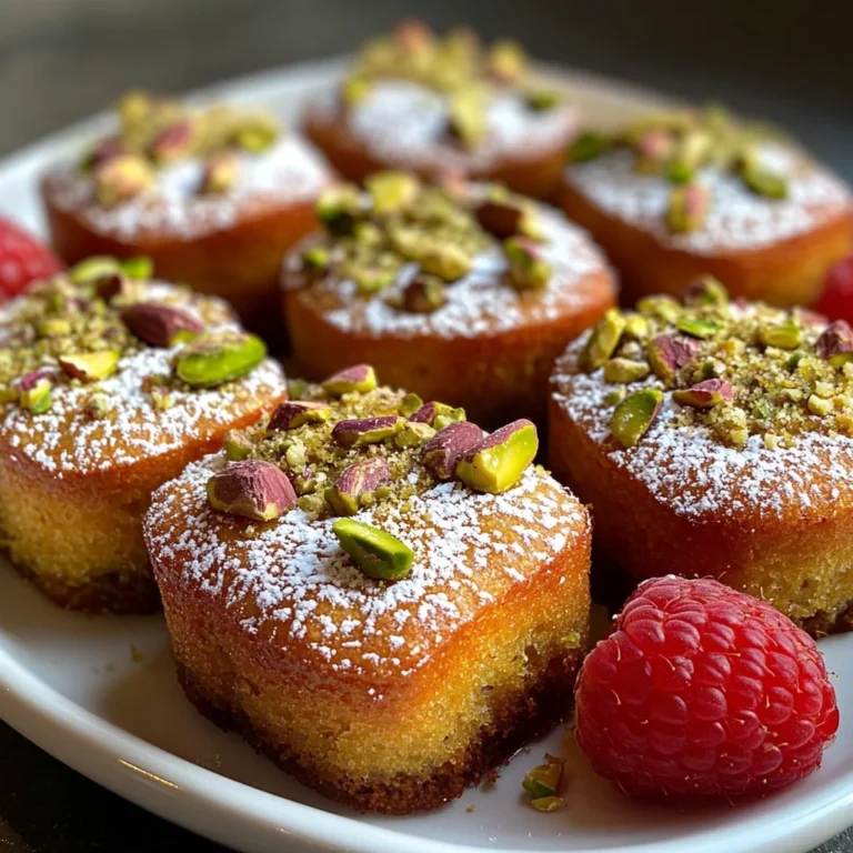 Vegan Pistachio Financiers with Olive Oil