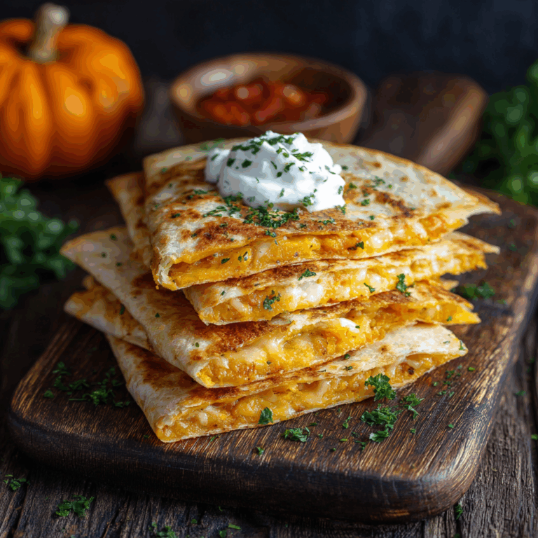 Cheesy Pumpkin Quesadillas