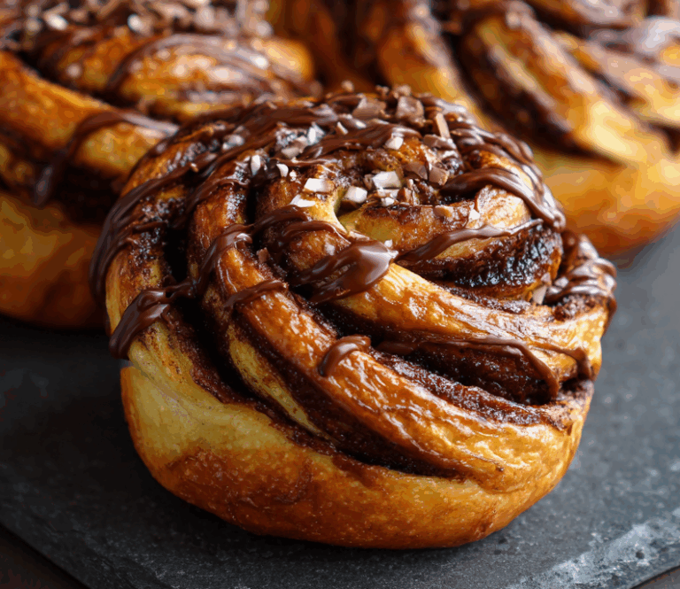 Nutella Babka Buns
