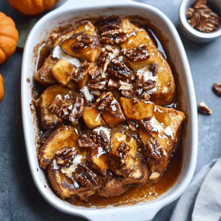 Pumpkin French Toast Casserole