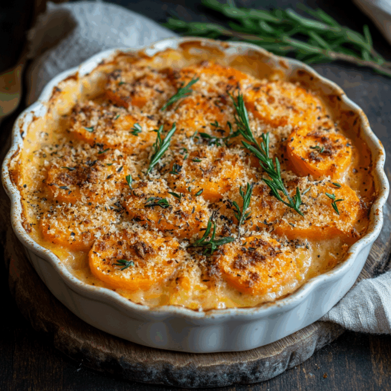 Sweet Potato Gratin