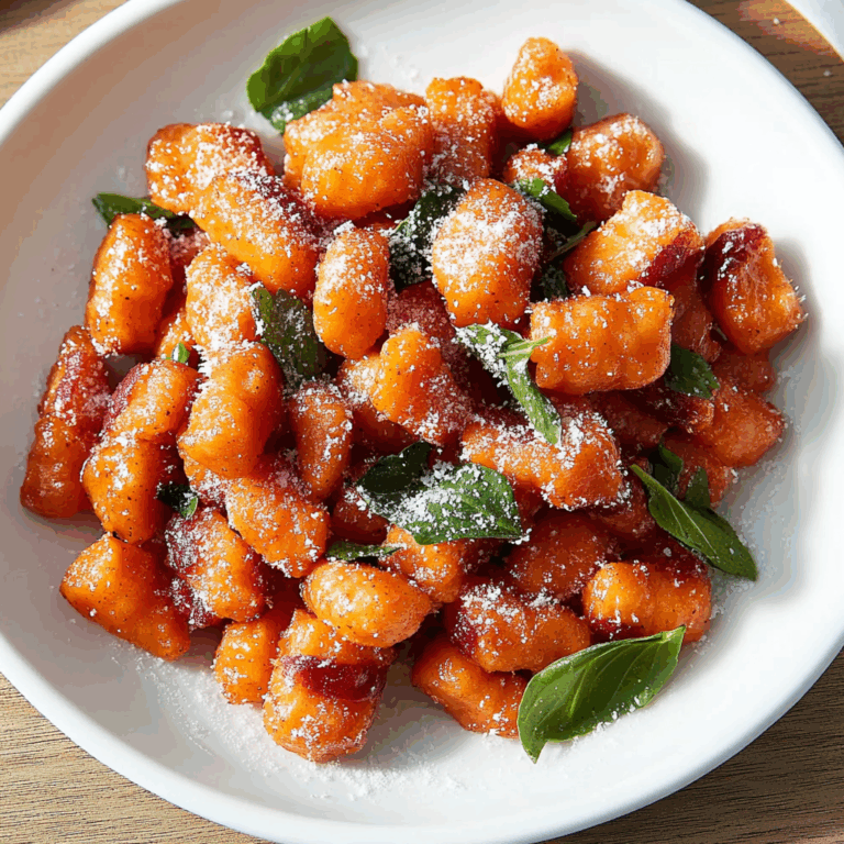 Sweet Potato Gnocchi