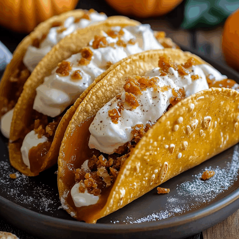 Pumpkin Pie Tacos
