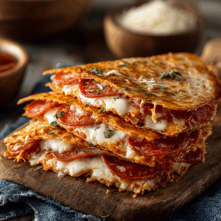 Turkey Pepperoni Pizza Quesadillas